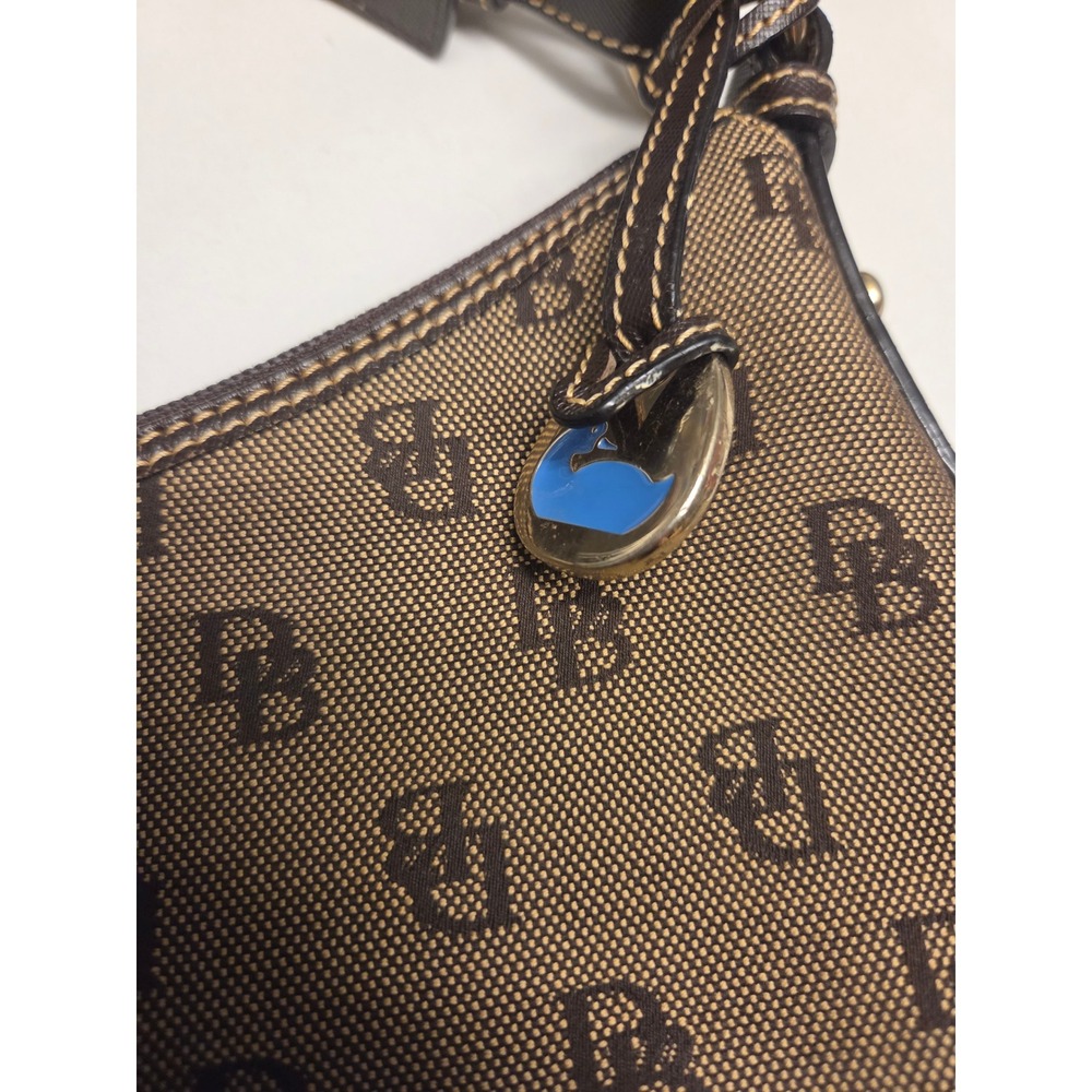 Dooney & Bourke Signature Monogram Shoulder Bag - Double Pocket (COA Included) - Picture 4 of 11